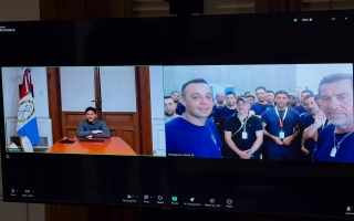 Pullaro destacó el trabajo de los bomberos santafesinos, tras concluir la misión en Venezuela