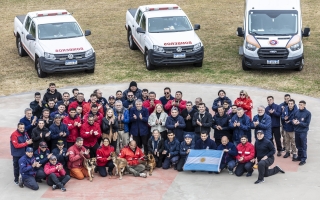 Orgullo santafesino: regresó la brigada USAR que envió el Gobierno provincial a la cooperación humanitaria en Venezuela