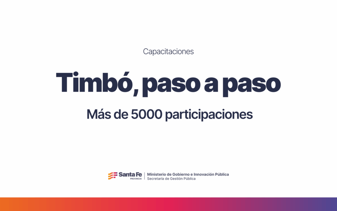 Timbó, paso a paso: más de 5000 participaciones