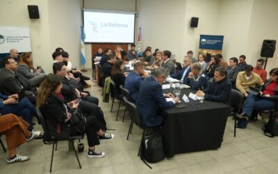 La Comisión de Régimen Municipal de la Convención Reformadora realizó una nueva reunión en la ciudad de Rosario