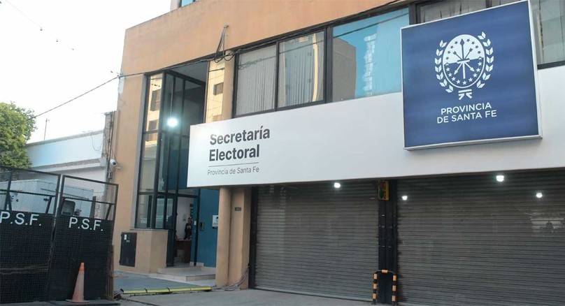 Fachada de la sede de la Secretaría Electoral de la Provincia de Santa Fe