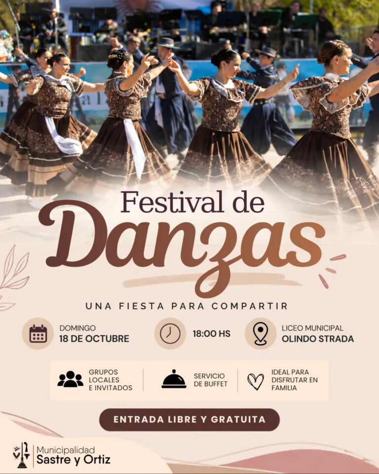 FESTIVAL DE DANZAS: Una fiesta para compartir - SASTRE Y ORTIZ
