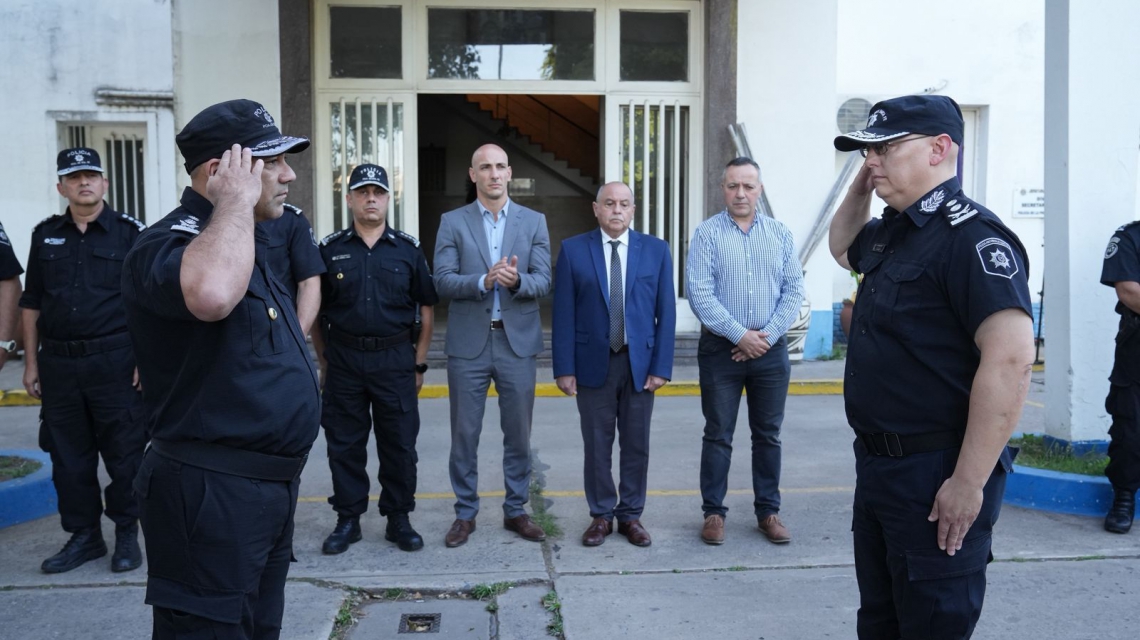 Provincia puso en funciones al nuevo jefe y subjefe de la Unidad Regional II