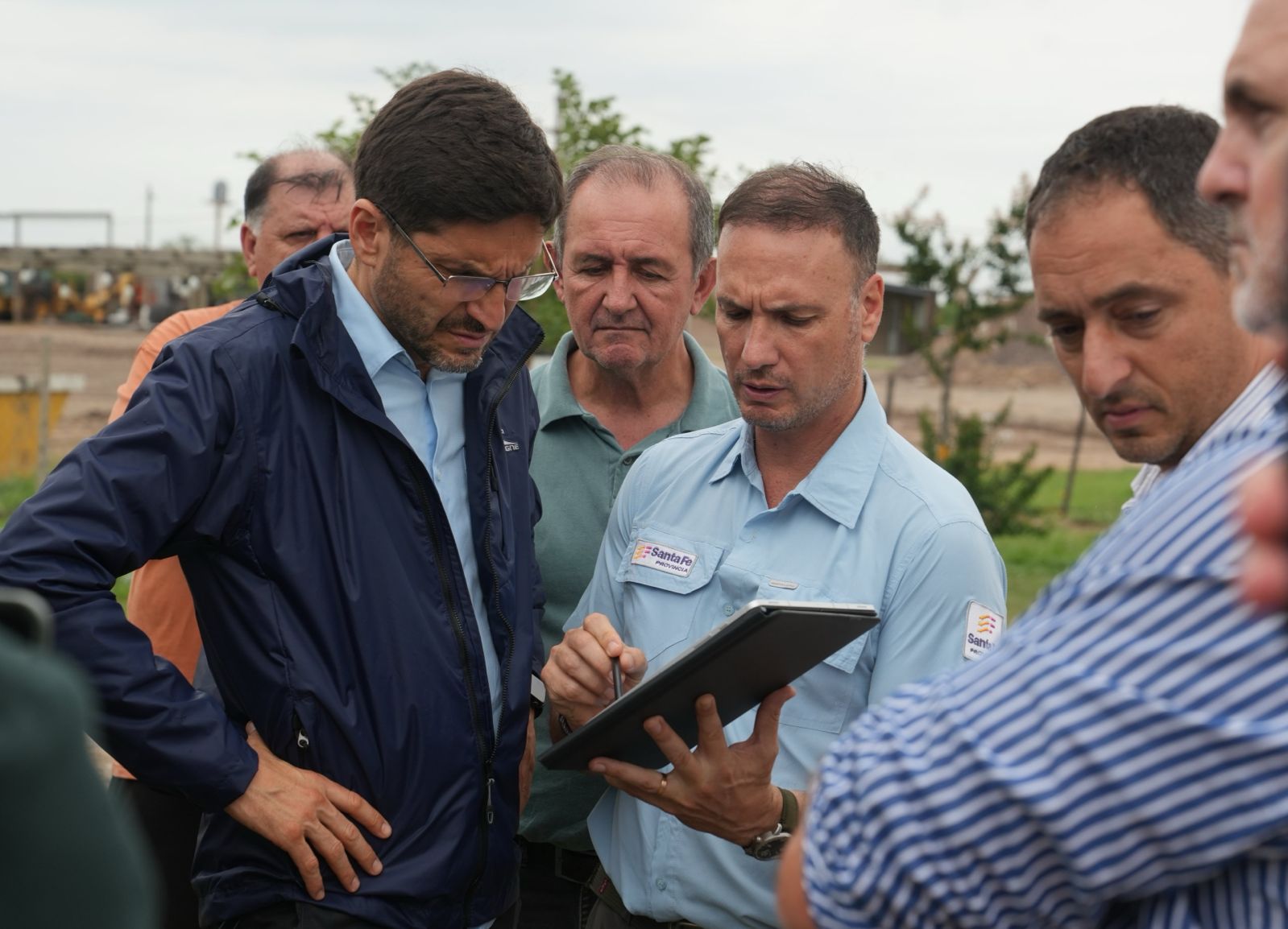 Pullaro recorrió las obras terminadas en los canales Arroyo Aguiar y Las Mandarinas