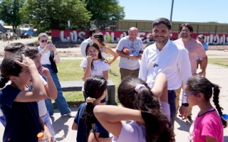 Pullaro inauguró la renovación del Parque de la Colectora en Las Flores Sur, una obra clave para recuperar el espacio público en Rosario