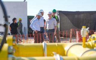 Provincia concretó la conexión del Gasoducto Metropolitano: “No parar la obra pública es una decisión estratégica”, dijo Puccini
