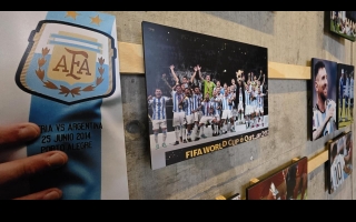 Messi, protagonista de una muestra fotográfica en el Museo del Deporte Santafesino