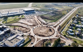 El Aeropuerto Internacional de Rosario amplió su infraestructura vial y capacidad de estacionamiento