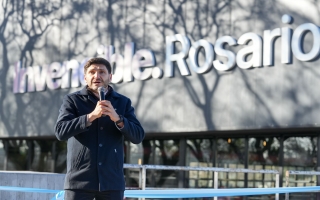 Pullaro inauguró en Rosario el Estadio Multipropósito Invencible, una de las obras centrales de los Juegos Suramericanos
