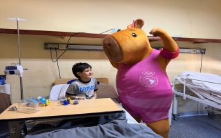 Los Juegos Suramericanos llegaron al Hospital Alassia para compartir una jornada especial