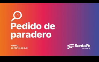 Se solicita información sobre el paradero de Alicia Isabel Galarza