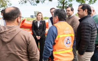Fenómeno de El Niño: Provincia entregó cuatro bombas extractoras de agua en el norte santafesino