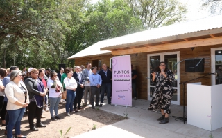 La provincia inauguró un Punto Violeta en Sauce Viejo con el nombre de 