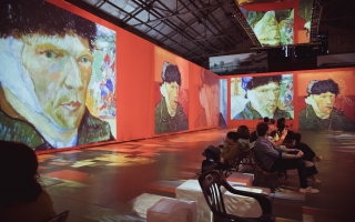 Miles de personas ya visitaron la muestra “Van Gogh, experiencia de arte inmersiva” en Santa Fe