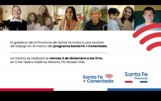 Santa Fe + Conectada: La provincia firmará convenios con más de 80 municipios y comunas