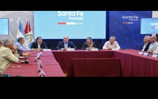 Perotti presentó la candidatura de la provincia de Santa Fe para ser sede de los XIII Juegos Suramericanos 2026